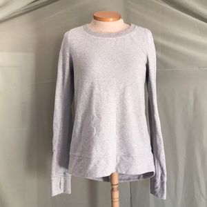 Practically New Grey Lululemon Long Sleeve size 4